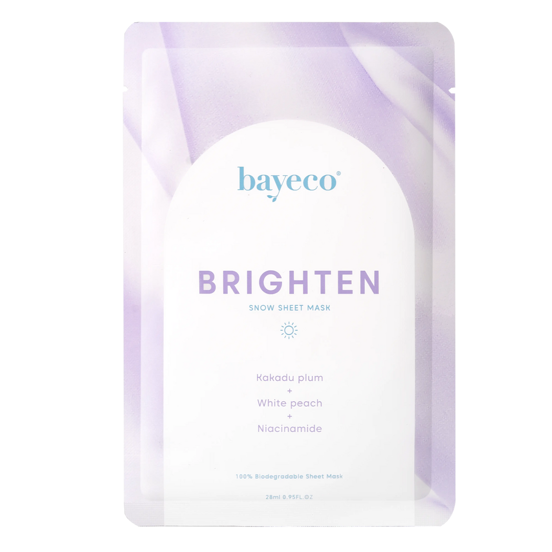 Brighten Snow Sheet Mask 1pc Bayeco